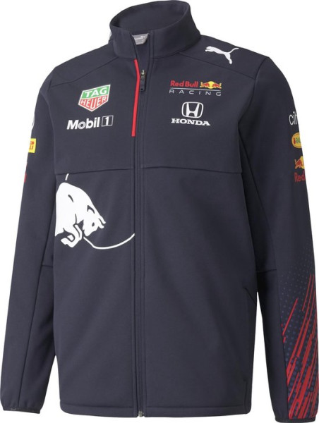 PUMA - Maat L - Red Bull Racing Team Softshell Sportjas Heren