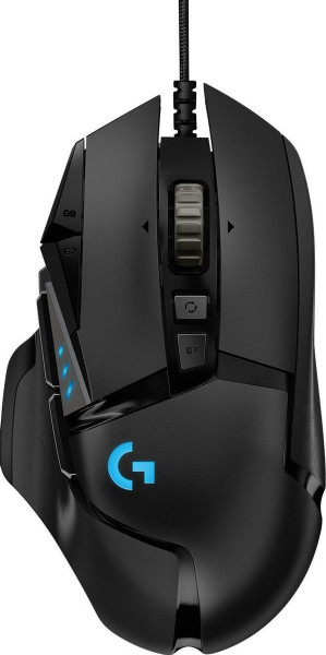 Logitech G502 HERO - Gaming Muis met 25K DPI - Zwart