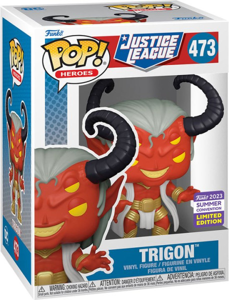 Funko Pop #473 DC Comics: Trigon Justice League [2023 Summer Convention] SDCC