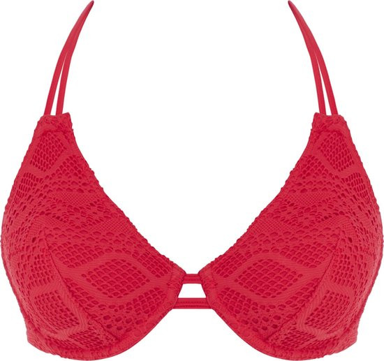 Freya - Maat 70E - SUNDANCE UW Halter Bikini Top - RED - Vrouwen