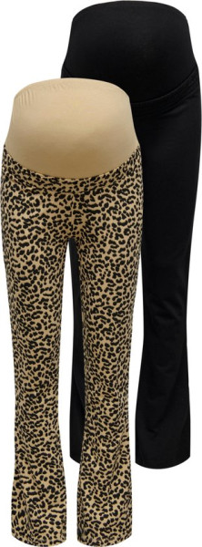 ONLY - Maat S - OLMSANDRA LIFE FLARED PANT BOX JRS Dames Broek