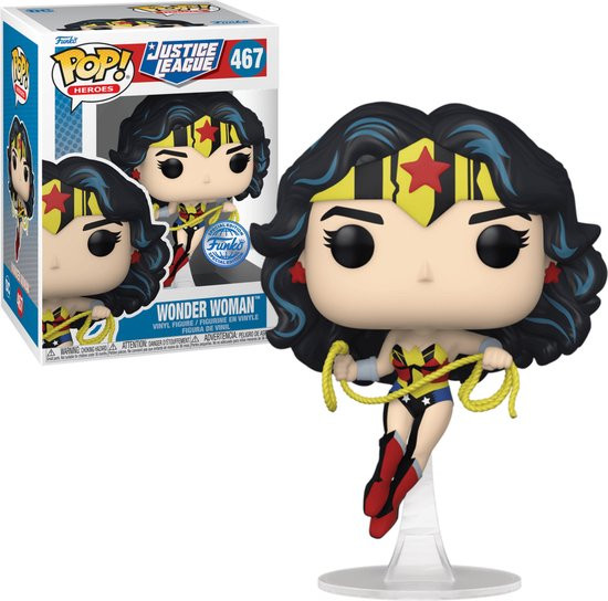 Funko Pop #467 Heroes: Justice League - Wonder Woman Exclusive