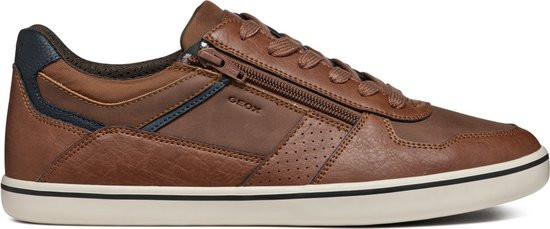 GEOX U ELVER Heren Veterschoenen - COGNAC - Maat 42