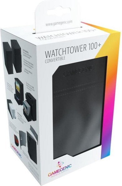 Gamegenic Deckbox Watchtower 100+ - Black DECKBOX