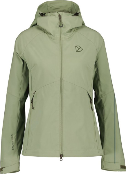 Didriksons Maat 44 PETRA WNS JKT 4 Dames Outdoorjas - Light Moss