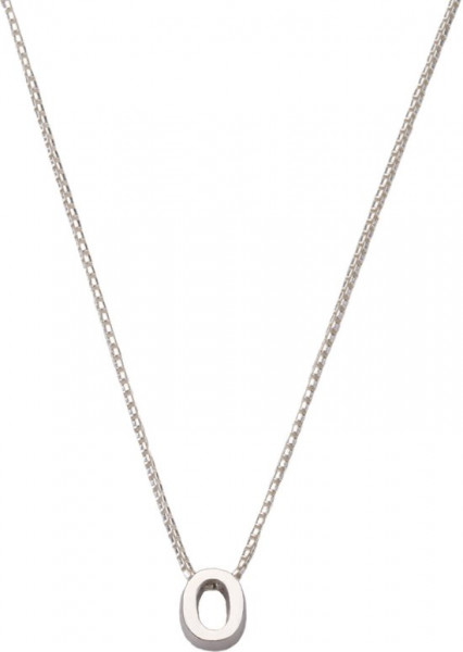 Joy de la Luz JOY Initial Silver Ketting JSI-O (Letter O)