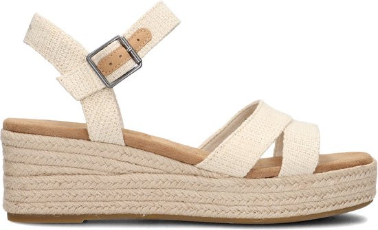 Toms Audrey Sandalen - maat 39 - Met Sleehak - Dames - Beige