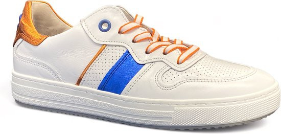 Gabor Comfort - maat 40 - Sneaker Wit-Oranje G-leest