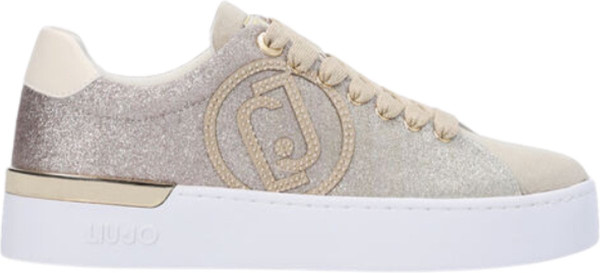 Liu-Jo - Maat 39 - Silvia 82 Glitter/Spread Dames Sneakers - Sand