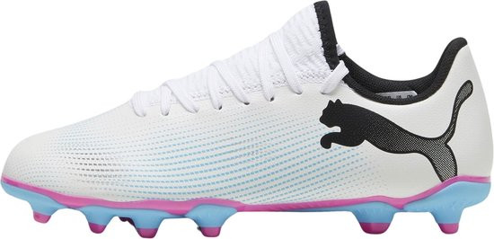 PUMA FUTURE 7 PLAY FG/AG Jr FALSE - Maat 29 - Sportschoenen - PUMA White-PUMA Black-Poison Pink