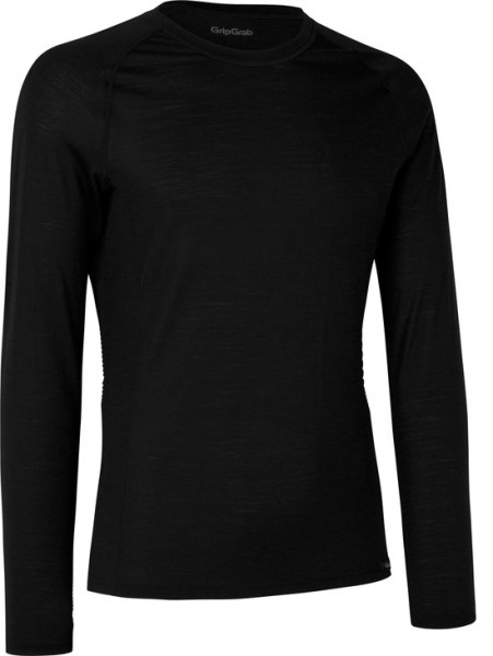 GripGrab - Merino Naat S Blend Thermal Lange Mouw Herfst Winter Fiets Ondershirt Thermoshirt met Me