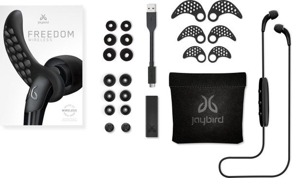 Jaybird Freedom - Draadloze Bluetooth Sport oordopjes - Zwart