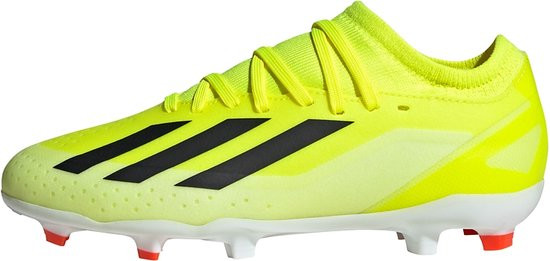 adidas Performance X Crazyfast League Firm Ground - maat 33- Voetbalschoenen - Kinderen - Geel