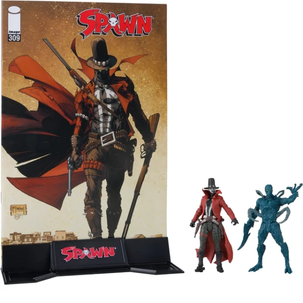 2-Pack Spawn Gunslinger & Auger + Comic