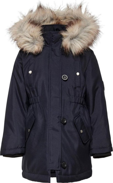 KIDS ONLY Maat 128 KONIRIS FUR PARKA AOP CP OTW Meisjes Jas