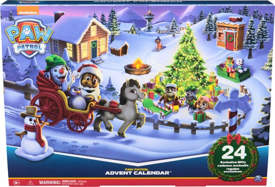 PAW Patrol - Adventskalender 2024 met 24 verrassingen