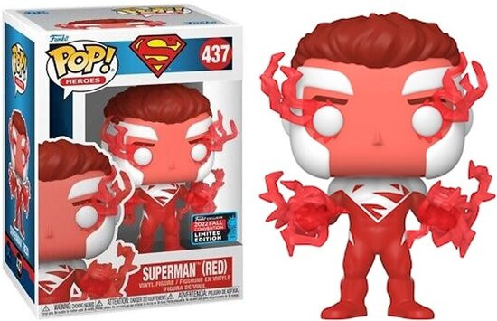 Funko Pop #437 Funko Pop! Heroes: Superman (Red) - Convention Limited Edition