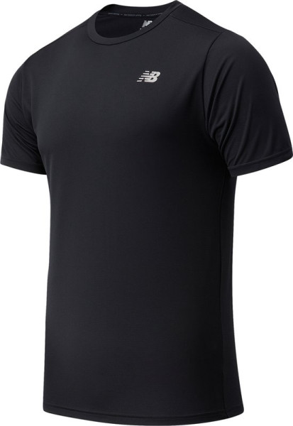 New Balance Maat XL Core Run Short Sleeve Heren Sportshirt - BLACK