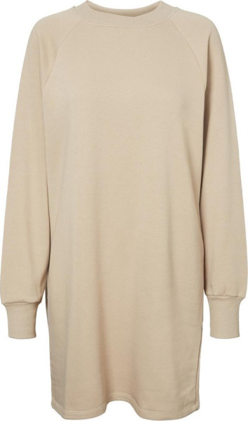 NOISY MAY - Maat S - NMLUPA L/S SWEAT DRESS NOOS Dames Sweatjurk