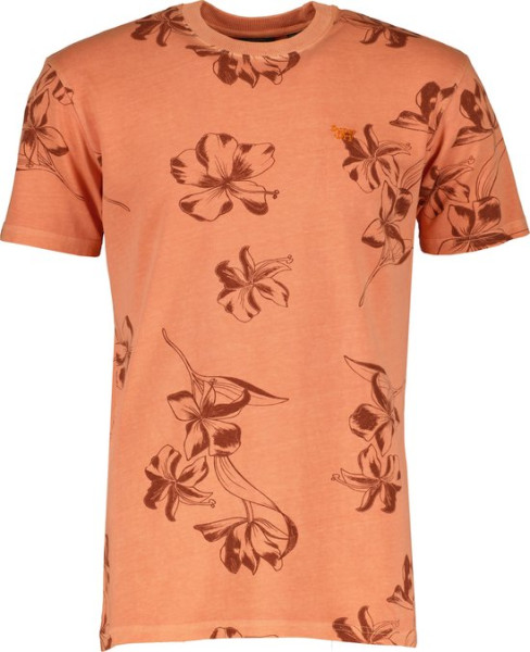 Superdry - Maat L - Vintage Od Printed Tee Heren T-shirt - Oranje