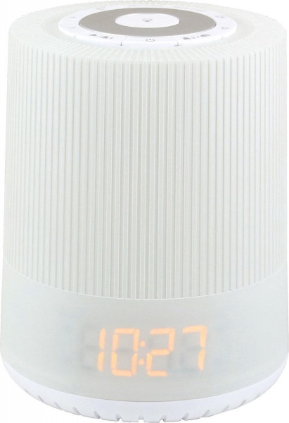 Soundmaster UR230 -Wekkerradio met wake-up lamp en nachtverlichting - wit