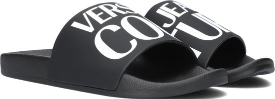 Versace Jeans - maat 43 - Fondo Slide Dis Badslippers - Slippers flip flops - Heren - Zwart