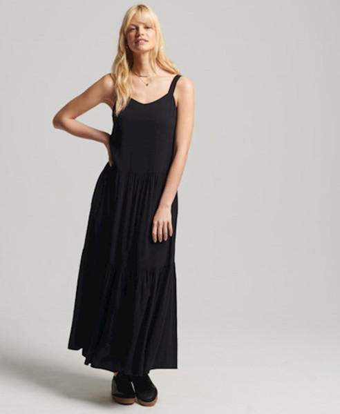 Superdry maat 38 Dames Geweven Studios maxi-jurk