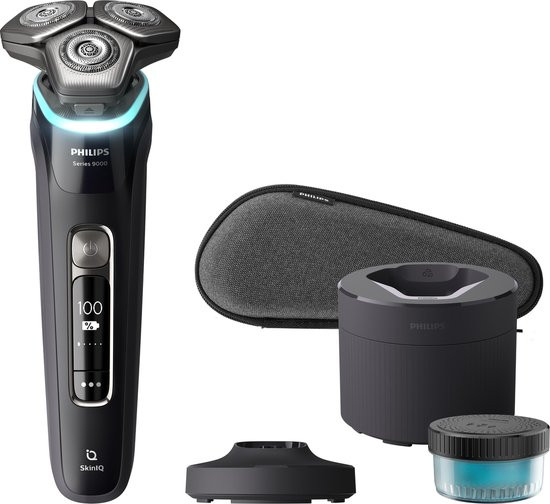 Philips Shaver Series 9000 - S9976/55 - Scheerapparaat Voor mannen - Met Quick Clean Pod - Donkergri