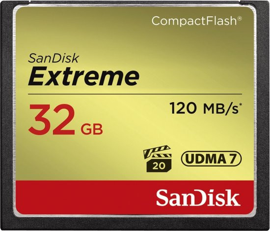 Sandisk CompactFlash Extreme 32GB (120/85)