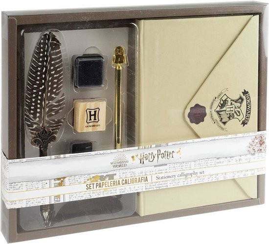 Harry Potter Notebook en Pen Luxe Schrijfset Hogwarts - 6 onderdelen