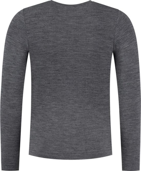 Rogelli Merino Ondershirt maat S-M - Lange Mouwen - Unisex - Grijs