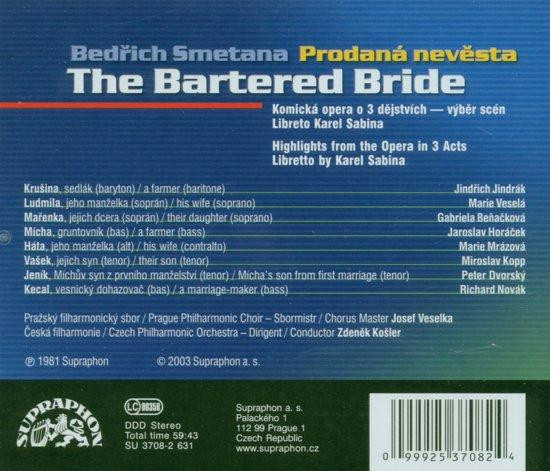Prague Philh. Choir - The Bartered Bride - Highlights - CD