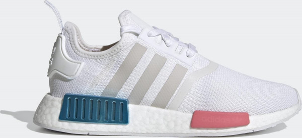 adidas NMD_R1 W Dames Sneakers - 40 - Ftwr White/Grey One/Hazy Rose