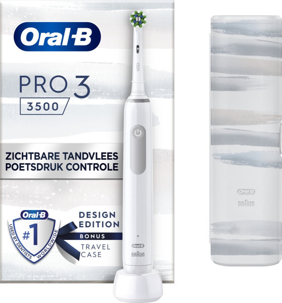 Oral-B Pro 3 3500 - Elektrische Tandenborstel - Wit