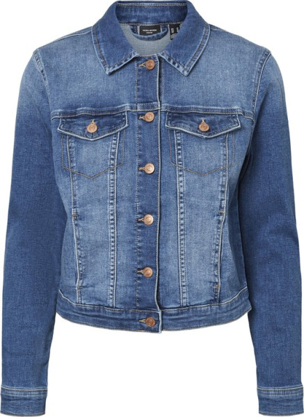 VERO MODA - Maat L - VMTINE LS SLIM DENIM JACKET MIX GA NOOS Dames Jas