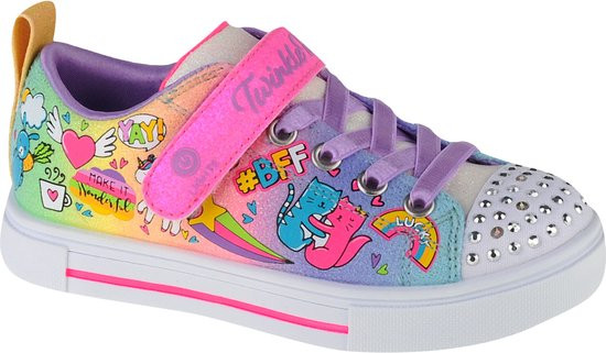 Skechers - Maat 34 - Twinkle Sparks - Bff Magic Meisjes Sneakers - Multicolour