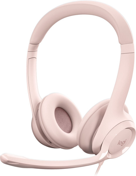 Logitech H390 - Computer Headset - USB A - Ruisonderdrukkend - Rose