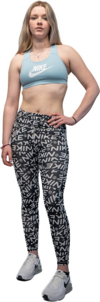 Nike Dri-Fit Fast sportlegging - maat S- dames lang zwart dessin