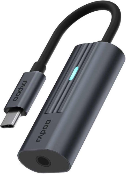 UCA-1002 - USB Type-C - 3.5 mm - Male - Black - 43 mm - 20 mm