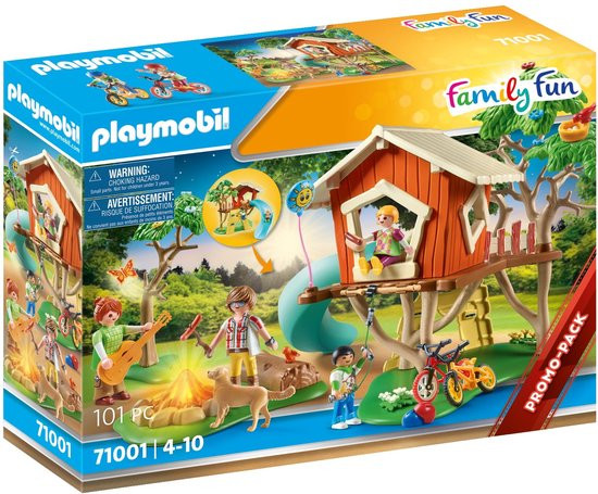 PLAYMOBIL Family Fun Avonturen boomhut met glijbaan - 71001