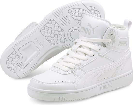 PUMA Rebound JOY Jr -maat 36- Unisex Sneakers - White/Limestone