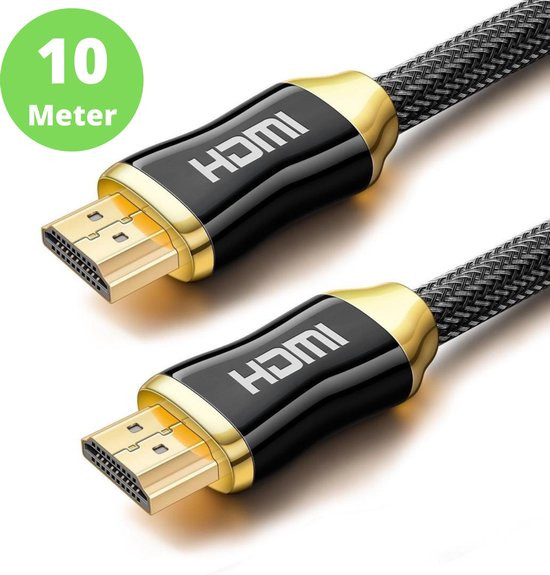 HDMI Kabel 2.0 Full HD Gold Plated – HDMI naar HDMI Kabel - Kabels - Ultra HD 4K - TV / PC / Laptop