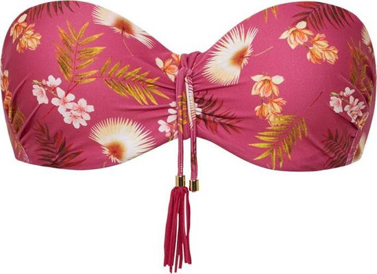 Cyell - Maat 36C - WILD ORCHID Bikinitop Bandeau Voorgevormd met Beugel Dames