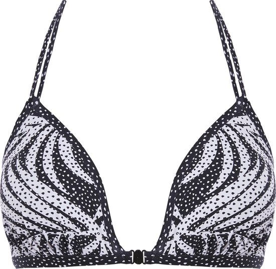 Freya - Maat 75D - GEMINI PALM Non Wired Triangle Bikini Top - MONOCHROME - Vrouwen