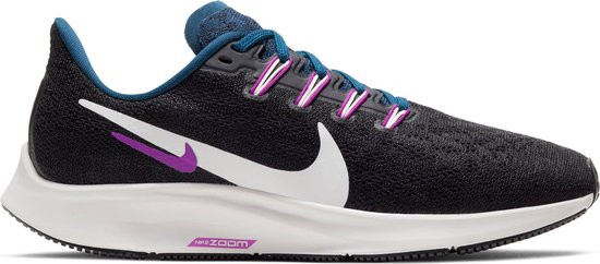 Nike Air Zoom Pegasus 36 - maat 40.5- Dames Sportschoenen - Black-Summit White-Valerian Blue