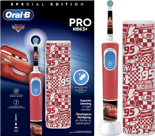 Oral-B Pro Kids - Cars - Elektrische Tandenborstel - Ontworpen Door Braun