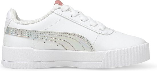 PUMA Carina Rainbow PS - maat 27.5 - Meisjes Sneakers - Puma White-Puma Silver