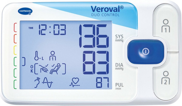 Veroval® Duo Control bovenarm bloeddrukmeter met large band (32 - 42 cm)