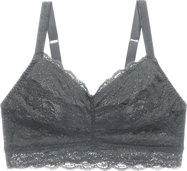 Cosabella - Maat XL - Beugelloze Beha NSN CURVY SWEETIE SOFT BRA ANTHRACITE Vrouwen