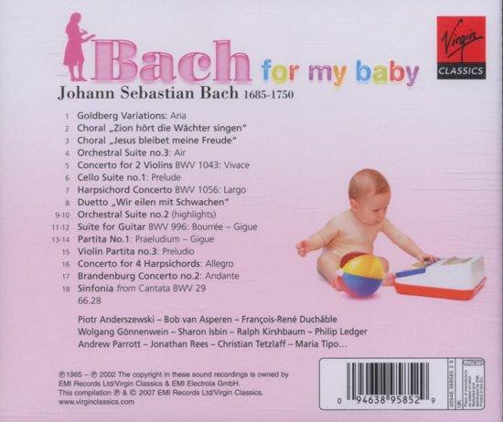 Bach For My Baby - Johann Sebastian Bach - CD